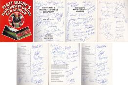Football Autographed Man United 1940s - 2000s : A Copy Of Matt Busby's Manchester United