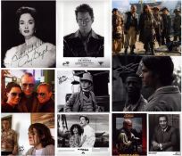 TV/FILM Collection of 10 signed 10x8 Inch 5 x colour 5 x black and white photos signatures