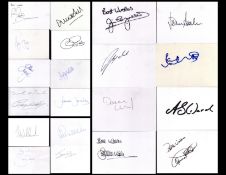 FOOTBALLER Collection of 20 x Football Player signed Autograph signatures include Lawrie Sanchez,