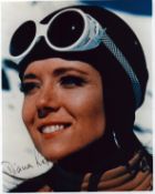 Diana Rigg signed 10x8inch colour photo from On her Majesty's secret service. Good condition. All