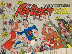 Roy Ullyett Daily Express vintage 12th series Daily Express Cartoon annual paperback book. Good