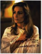 Virginia Hey signed 10x8inch colour photo from The Living Daylights. Good condition. All