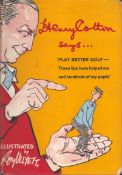 Henry Cotton says play better golf 1962 first edition hardback book illustrated by Ray Ullyett. 80
