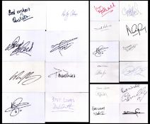 FOOTBALLER Collection of 20 x Football Player signed Autograph signatures include George