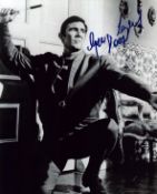 George Lazenby signed 10x8inch black and white photo from On her Majesty's secret service. Good