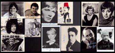 TV/Film. Collection 13 x signed black and white photo signatures include Ken Jones. Simon Ward.