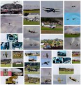 Aviation. Folder Collection of mixture of colour photos:-Supermarine Spitfire Fighter Aircrafts,