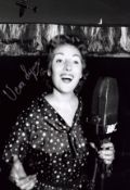 Dame Vera Lynn, amazing 8x12 inch photo signed by the late Dame Vera Lynn. Good condition. All
