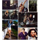 TV/FILM Collection of 10 signed 10x8 Inch colour photos signatures include Gemma Chan, Nicki