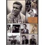 TV/FILM Collection of 10 signed 10x8 Inch black and white photos Johnnie Ray, Fred Schepisi, Richard