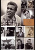 TV/FILM Collection of 10 signed 10x8 Inch black and white photos Johnnie Ray, Fred Schepisi, Richard