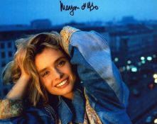 Maryam D'Abo signed 10x8inch colour photo from The Living Daylights. Good condition. All