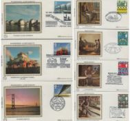 FDC. 7 x Assorted Benham FDC 3 x Engineering Achievements. Thames Flood Barrier. Emergency Support