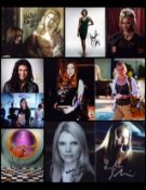 TV/FILM Collection of 10 signed 10x8 Inch colour photos signatures include Kristin Bauer, Jessica