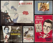 Collection of 5 Film posters, varied sizes (The Naked Face, 9 to 5, The Chairman, How Sweet it is!