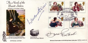 Laurence Olivier and Joan Fontaine, a dual signed Bronte Sisters FDC. Olivier played Heathcliff in
