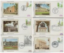 FDC. 6 x Assorted Benham FDC 5 x London Landmarks plus 1 x London 1980. Royal Opera House.