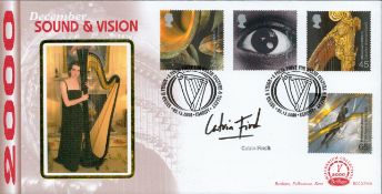 Catrin Finch signed Sound and Vision FDC Cardiff 5th December 2000. Good condition. All autographs