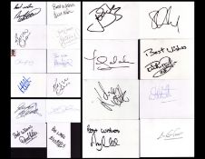 FOOTBALLER Collection of 20 x Football Player signed Autograph signatures include Russell Osman,