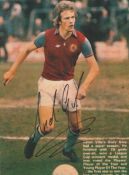 Andy Gray signed 7x5inch colour photo. Good condition. All autographs are genuine hand signed and