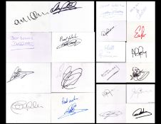 FOOTBALLER Collection of 20 x Football Player signed Autograph signatures include Tom Peeters, Garry