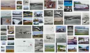 Aviation. Folder Collection of Concorde The Fleet. Black and white / colour photos. Approx. 10x8