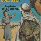 Worrals Goes East by Captain W E Johns 1944 Hardback Book First Edition with 192 pages published