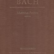 Johann Sebastian Bach - Matthaus-Passion St Matthew Passion edited by Alfred Durr 1978 Hardback Book