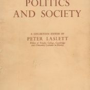 Philosophy Politics and Society Edited by Peter Laslett 1956 Hardback Book First Edition with 184