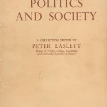 Philosophy Politics and Society Edited by Peter Laslett 1956 Hardback Book First Edition with 184