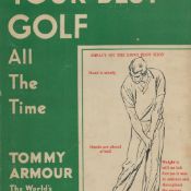 How To Play Your Best Golf All The Time by Tommy Armour 1954 Hardback Book First UK Edition with 159