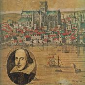 Shakespeare The Man by A L Rowse 1973 Hardback Book Book Club edition with 284 pages published by