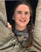 Melissa Gilbert as Laura Ingalls signed 8x10 inch photo from the TV series Little House on the