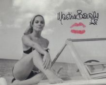 007 James Bond actress Martine Beswick signed and kissed Thunderball 8x10 photo! She has