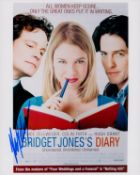 Renee Zellweger signed Bridget Jones Diary 10x8 inch colour promo photo. Good condition. All