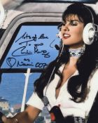 007 James Bond movie The Spy Who Loved Me 8x10 inch photo signed by actress Caroline Munro. Good