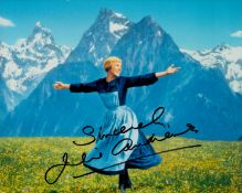 Julie Andrews signed 10x8 inch Sound of Music colour photo. Good condition. All autographs are