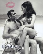 007 James Bond actress Martine Beswick signed and kissed Thunderball 8x10 photo! She has