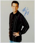 Mathew Perry signed 10x8 inch colour photo. Good condition. All autographs are genuine hand signed