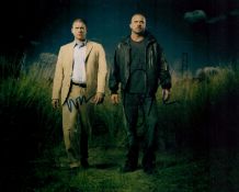 Dominic Purcell and Wentworth Miller signed Prison Break 10x8 inch colour photo. Good condition. All