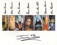 Star Wars 8x10 photo signed by actor Jerome Blake who played an assortment of characters across