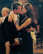 Angelina Jolie and Brad Pitt signed Mr and Mrs Smith 10x8 inch colour photo. Good condition. All