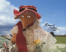 The Wombles 8x10 inch photo signed by the late Bernard Cribbins, who narrated the series. Good