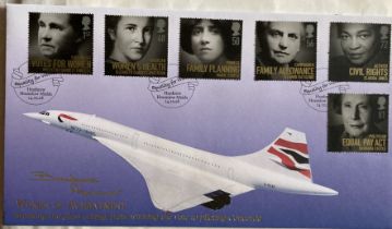 Concorde pilot Barbara Harmer 1st Captain signed 2008 Internetstamps official Women of