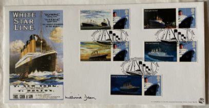 RMS Titanic survivor Millvina Dean signed 2012 White Starline special A G Bradbury FDC. Only 50