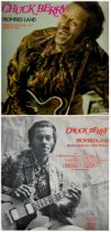 Chuck Berry signed Promised Land album sleeve signature on front includes 33 rpm vinyl record.