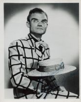 Spike Jones, a signed 5x4 photo. A musician and bandleader specializing in spoof arrangements of