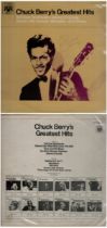 Chuck Berry signed Greatest Hits album sleeve signature on front includes 33 rpm vinyl record.