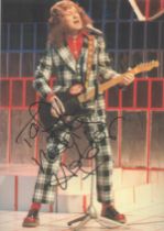 Noddy Holder signed 12x8inch colour photo. Dedicated. Good condition. All autographs are genuine