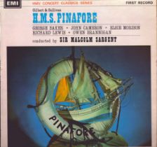Signed Sir Malcolm Sargent. Concert Classic Series. Gilbert and Sullivan H.M.S. Pinafore.